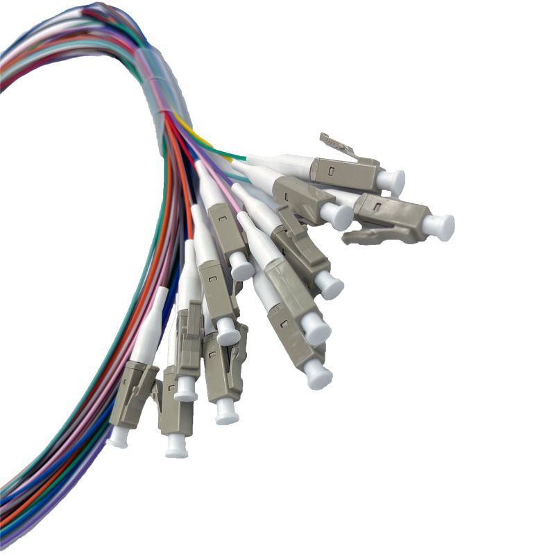 Pigtail LC Multimode 50/125 OM3 – 1m - lot de 12 couleurs