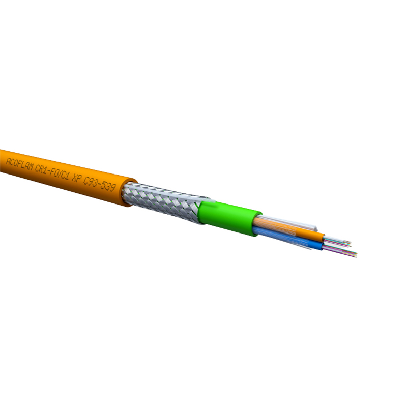 ACOME - Câble CR1C1-FO 8xOM3 I/E acier renf. fibre de verre Orange