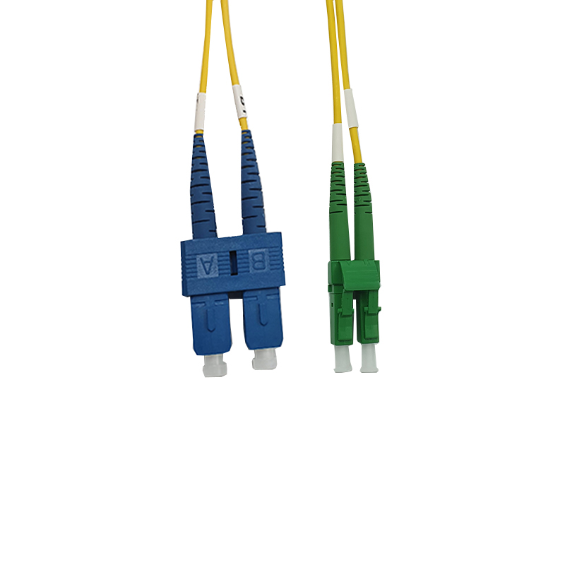 Cordon FO Duplex monomode 9/125 LC APC/SC - 15m