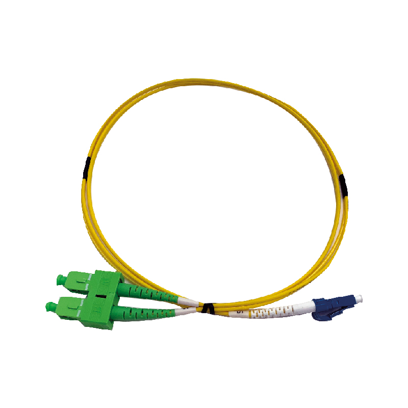 Cordon FO Duplex monomode 9/125 SC APC/LC - 20m