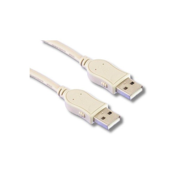Cordon USB2.0 A-A M / M Beige - 5 m