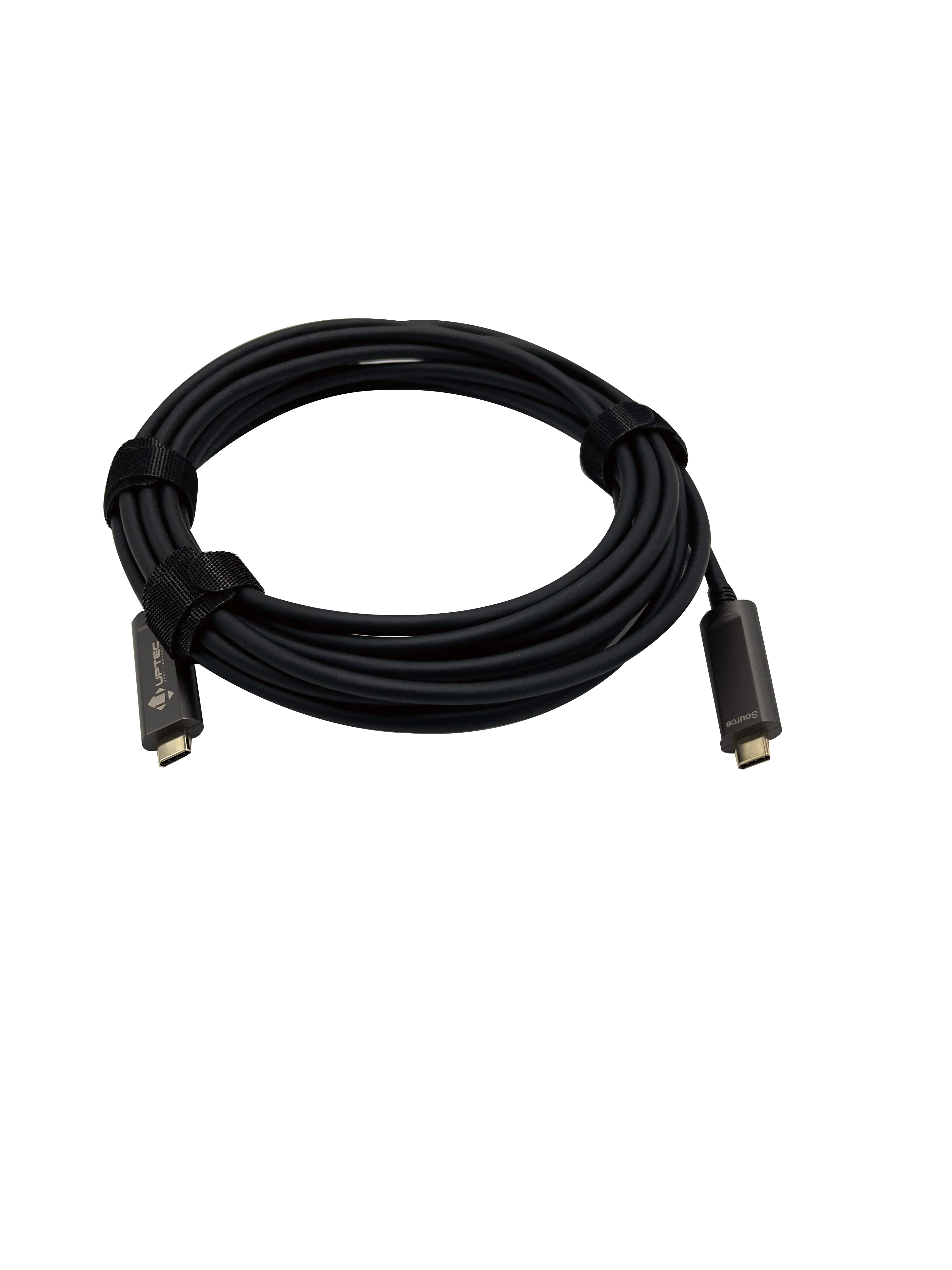Cordon USB-C 3.2 Gen2x1 10Gbps FO - 4K@30Hz - 20V 3A - 5m