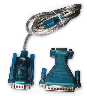 Adaptateur USB 2.0 - Série RS-232 DB9+Adapt DB9/DB25 1.4m Win XP 7.8