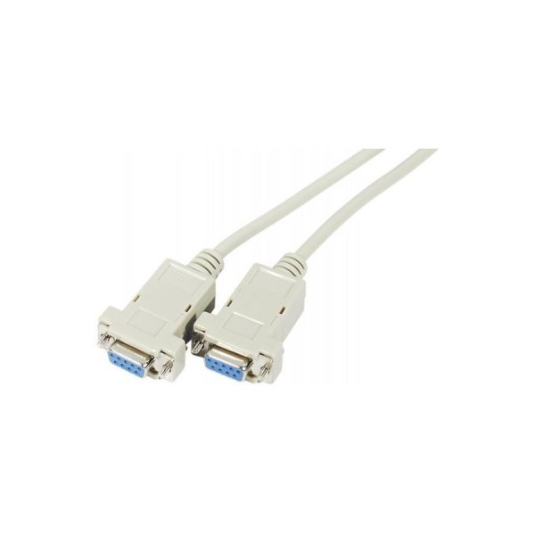 Cordon blindé DB9 F/F - Avec vis de fixation - 10m