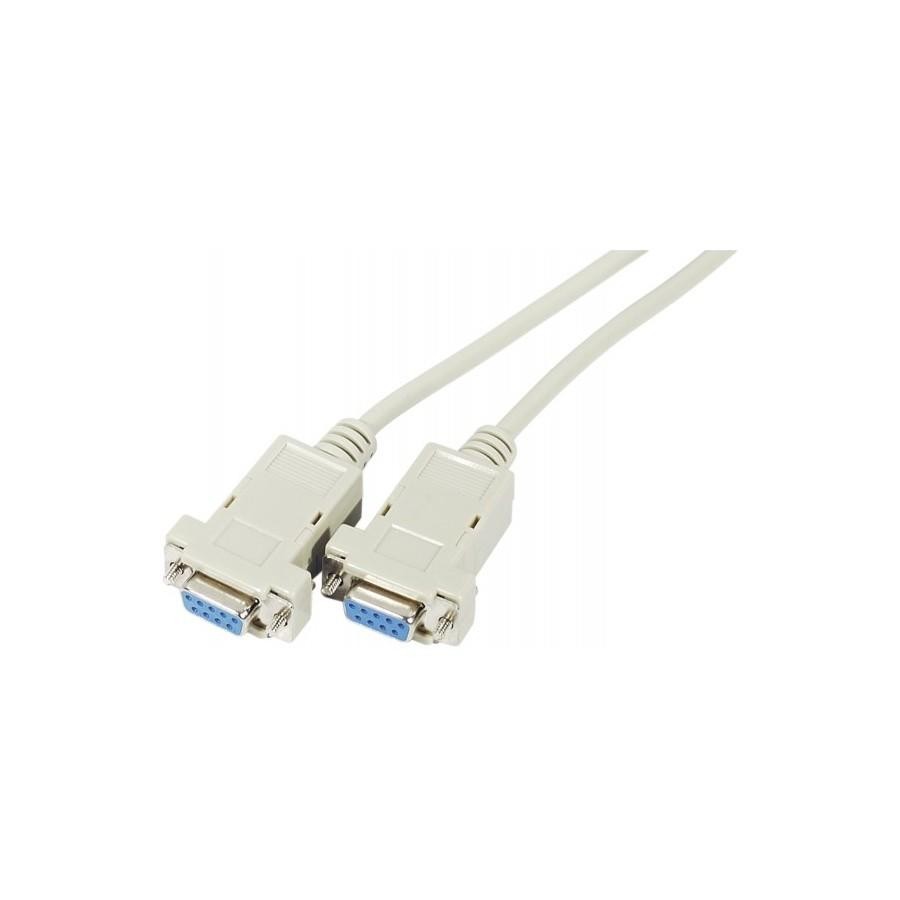 Cordon blindé DB9 F/F - Avec vis de fixation - 20m EOL
