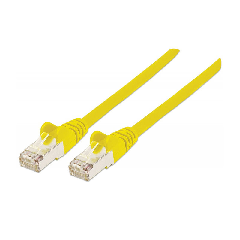 HSD - Câble patch Cat.7 S/FTP 4 paires LSZH - JAUNE - T1000m