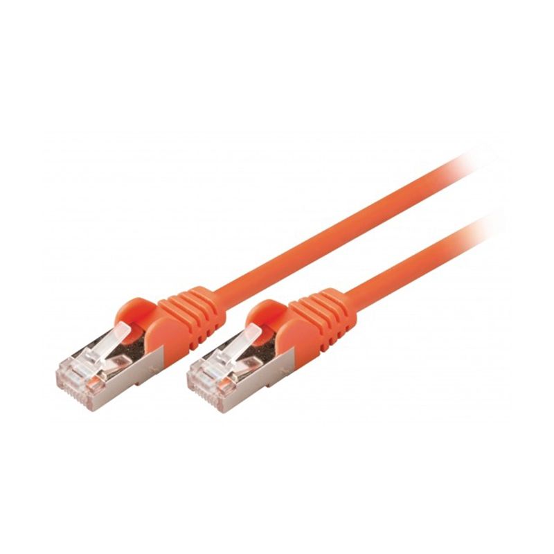 HSD - Câble patch Cat.7 S/FTP 4 paires LSZH - ORANGE - au mètre
