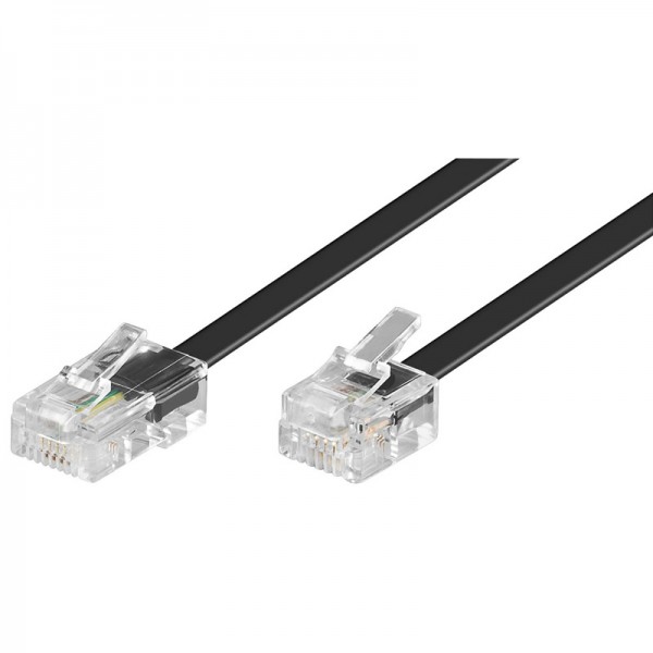 Cordon Numéris RJ11/RJ45 noir - 10m - EOL
