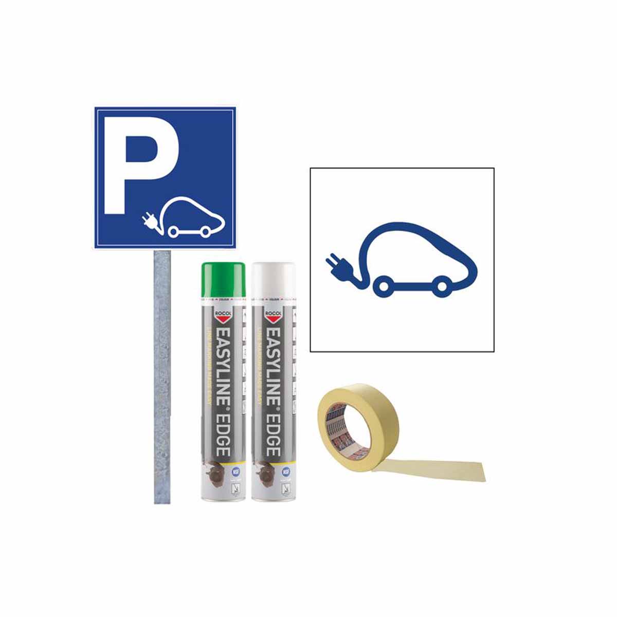 Kit place réservée aux véhicules électriques