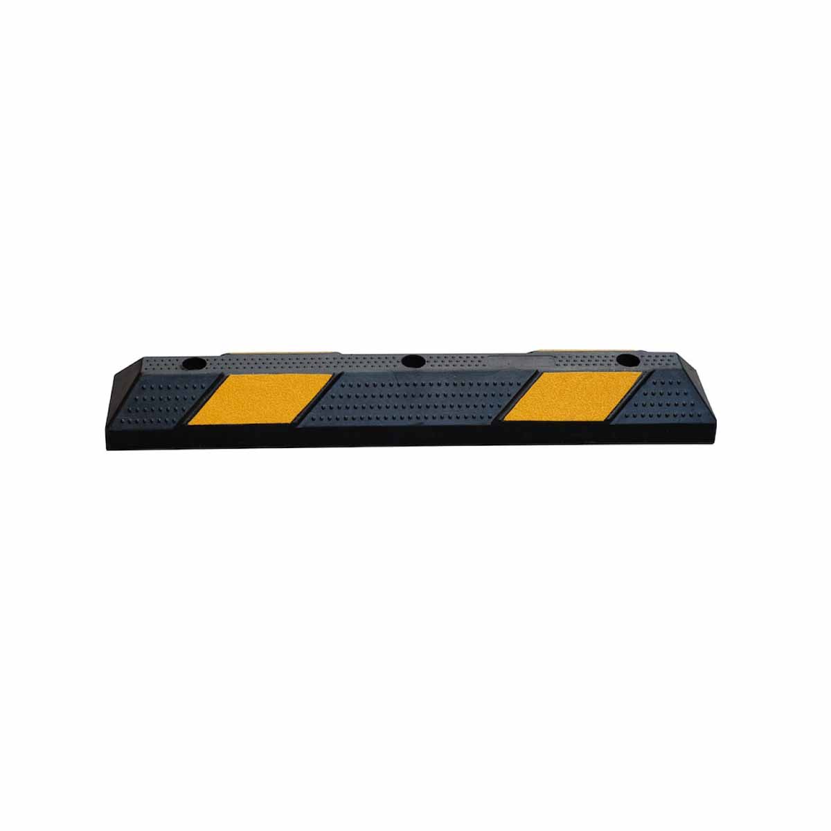 Butée de parking noire en caoutchouc 85cm