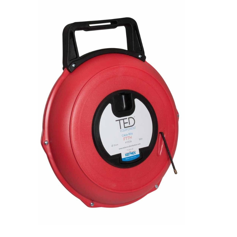 Aiguille de tirage Cableblitz spéciale FTTH + poignée de tirage