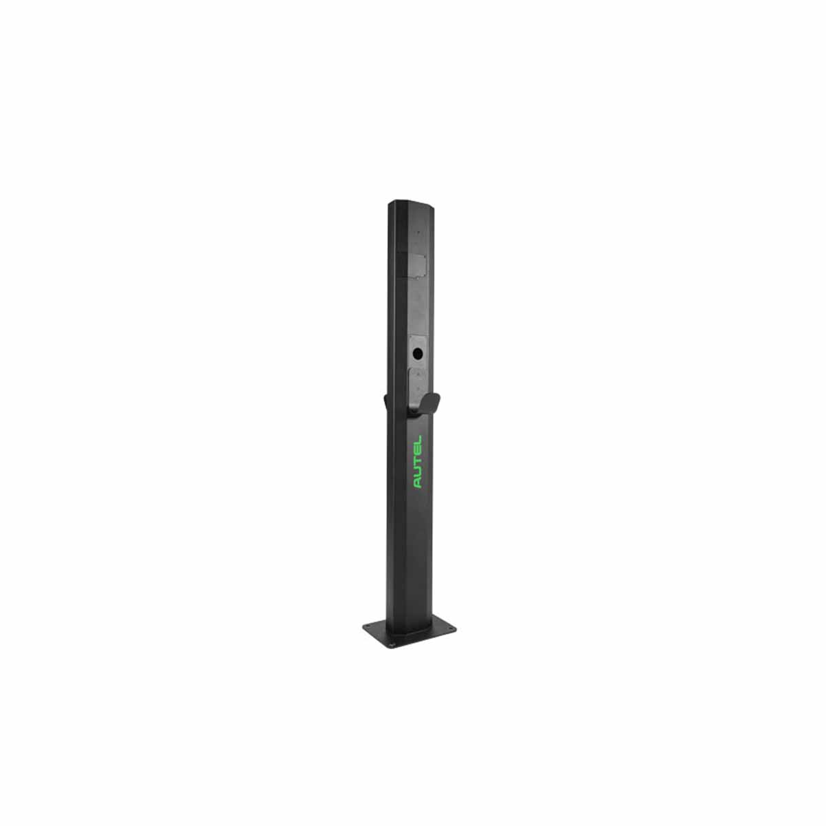 Pied double+socle pour 2 bornes de recharge AUTEL 7/22KW+2 crochets
