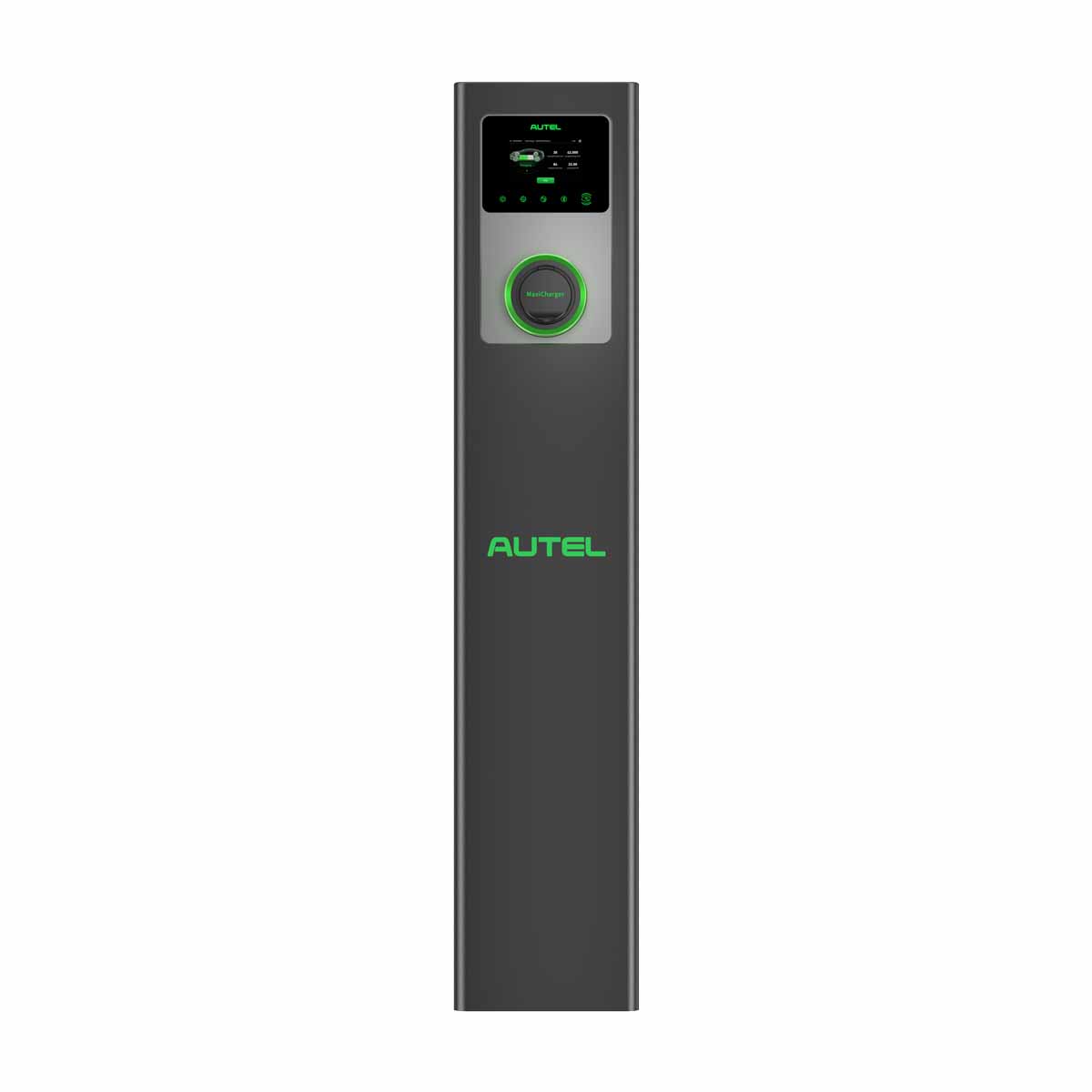 Pied double+socle pour encastrer 2 bornes de recharge AUTEL 7/22KW