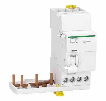 Interrupteur différentiel 40A 3P+N - 30mA type Asi