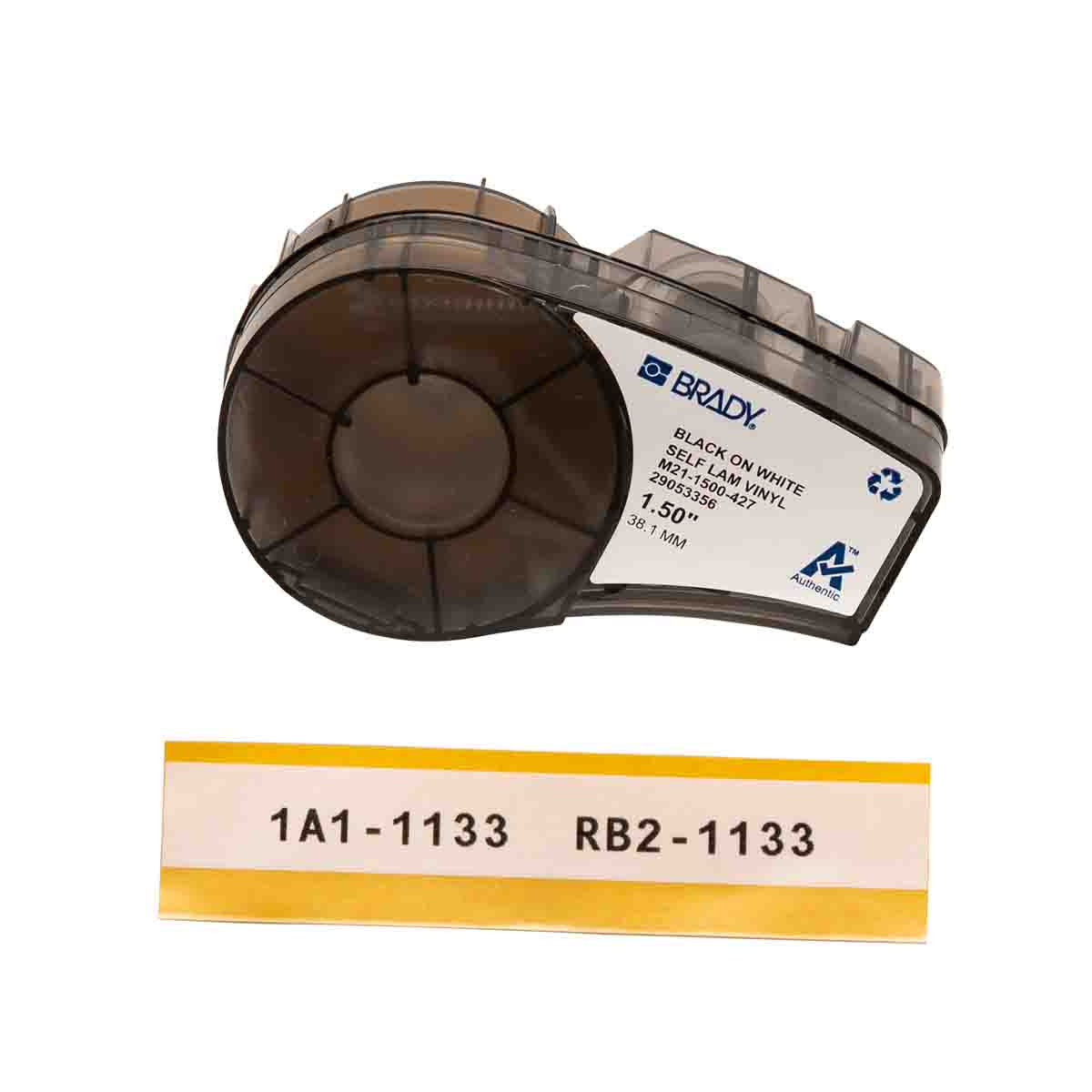 Etiquette BRADY BMP21/M210/M211 B-427 - 38,10mm (4,30m) N/B-T