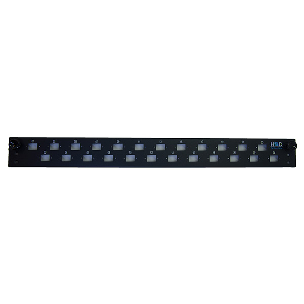 HSD - Face avant 24 SC simplex ou 24 LC Duplex pour UOPP avec 9930
