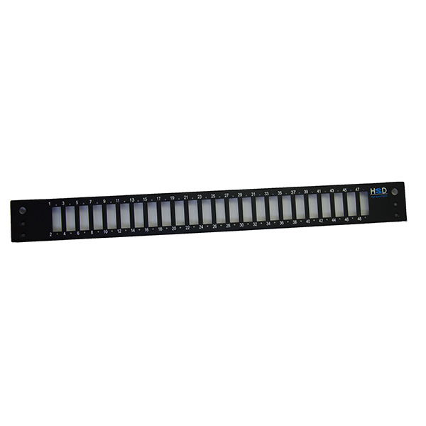 HSD - Face avant 24 SC duplex ou LC Quad pour UOPP avec 9930