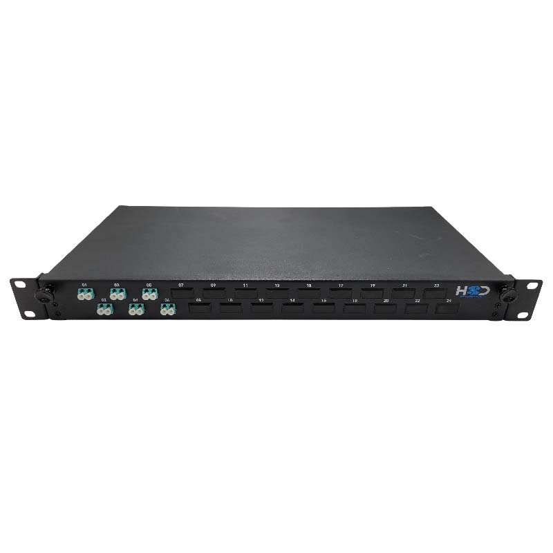 HSD v2 - Tiroir optique 24 LC Dx multimode équipé de 6T LC Dx