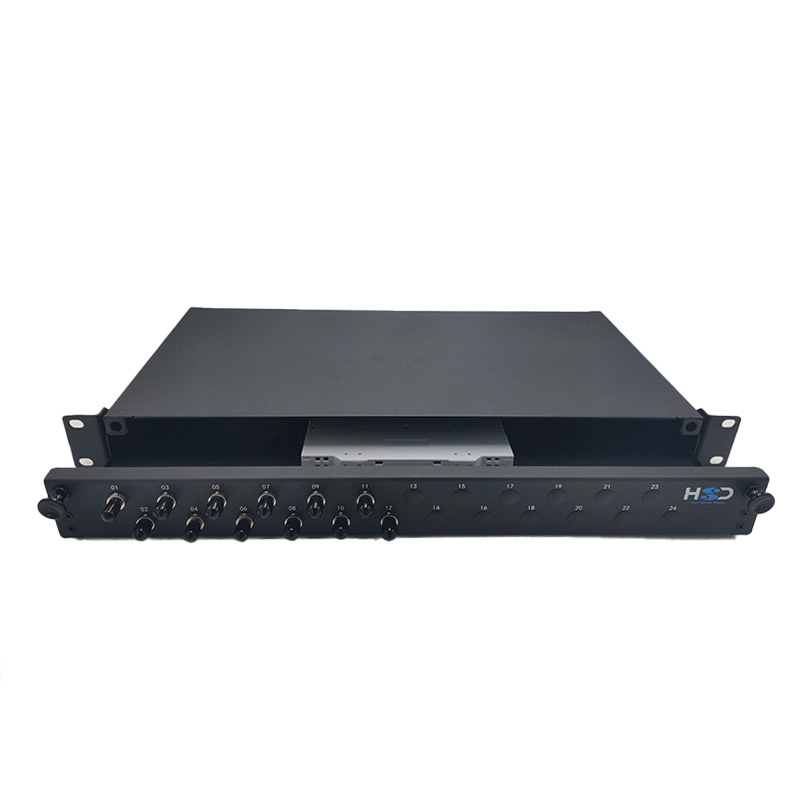 HSD v2 - Tiroir optique 24 ST Sx multimode équipé de 24T ST Sx