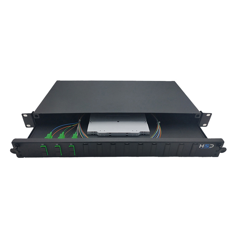 HSD v2 - Tiroir optique 12 SC Dx OS2 équipé de 3T SCAPC Dx & 6P