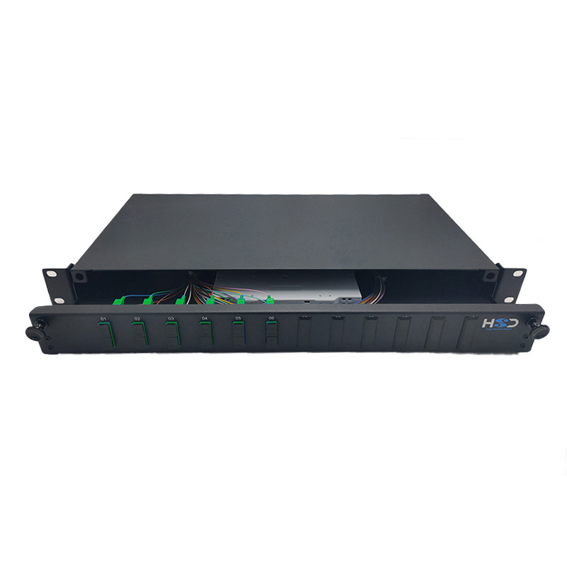 HSD v2 - Tiroir optique 24 SC Dx OS2 équipé de 6T SCAPC Dx & 12P