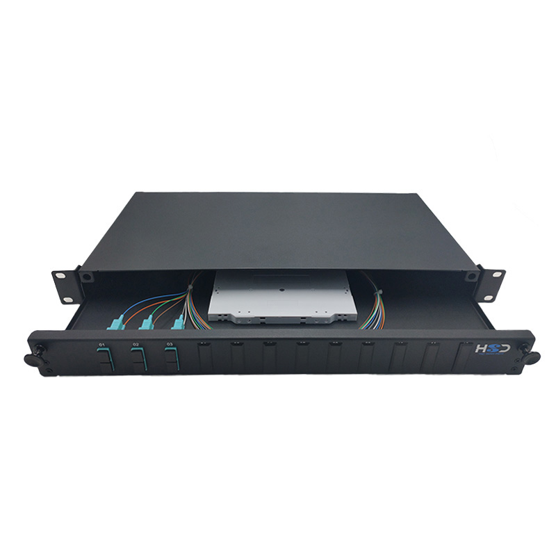 HSD v2 - Tiroir optique 12 SC Dx OM3 équipé de 3T SC Dx & 6P