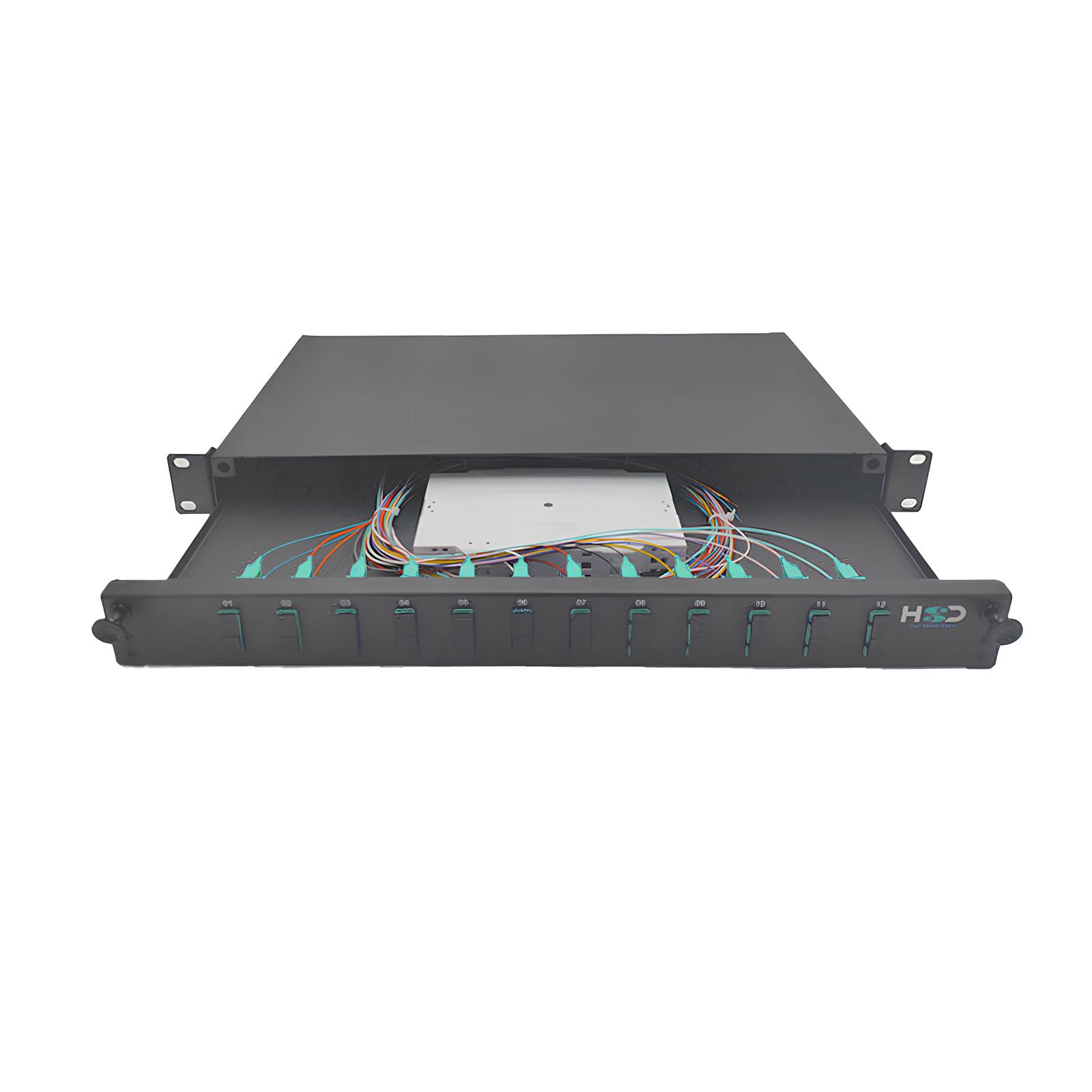 HSD v2 - Tiroir optique 24 SC Dx OM3 équipé de 12T SC Dx & 24P