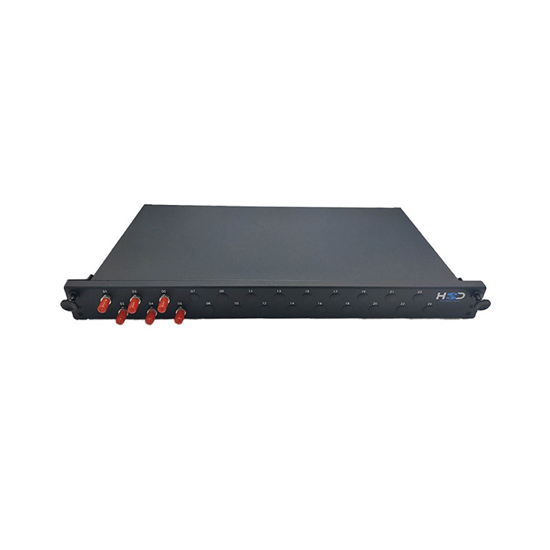 HSD v2 - Tiroir optique 24 ST Sx OS2 équipé de 6T ST Sx & 6P