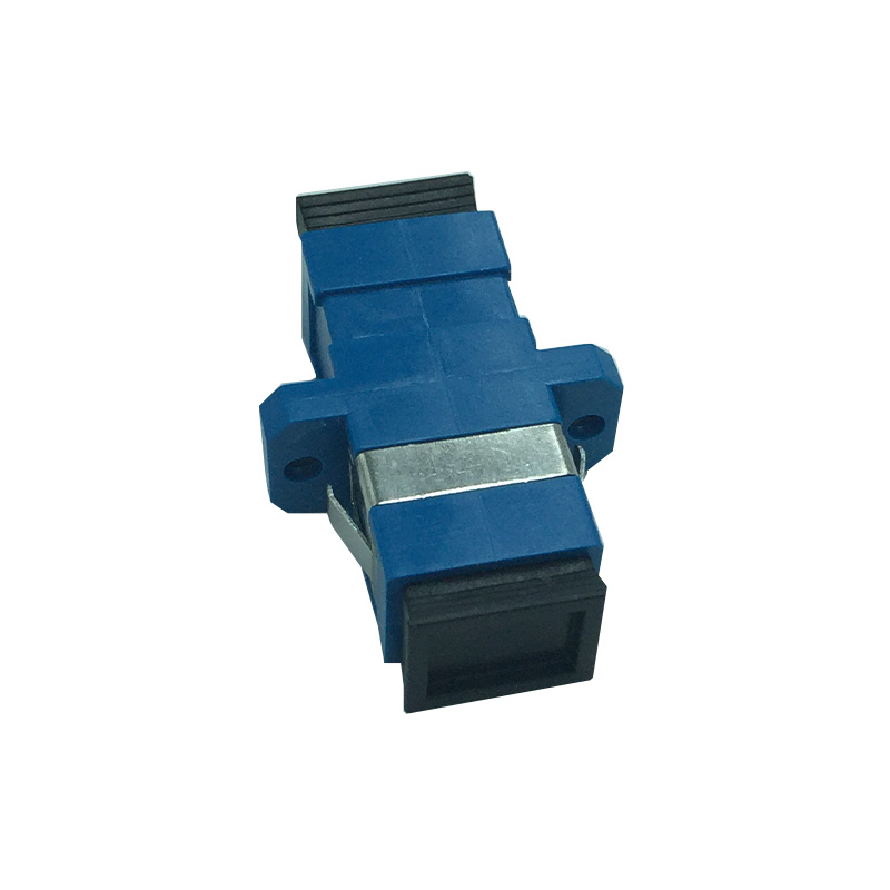 Traversée SC simplex monomode - bleue - ferrule céramique
