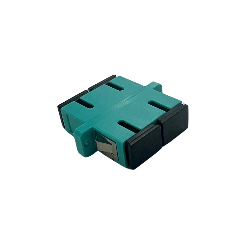 Traversée SC duplex multimode - aqua - ferrule céramique