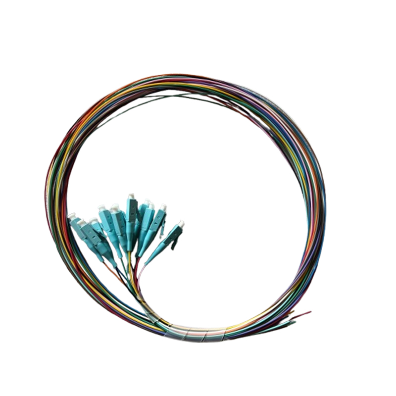 Pigtail LC multimode OM3 - 1.5m - lot de 12 couleurs