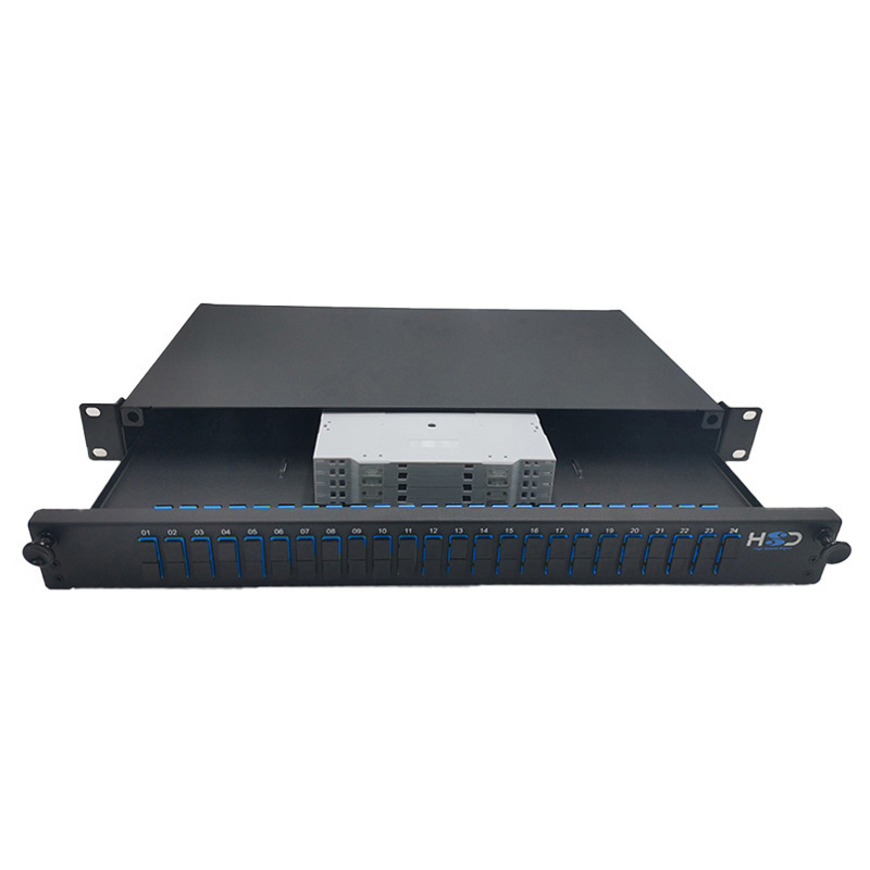HSD v2 - Tiroir optique 24 SC Dx monomode équipé de 24T SC Dx