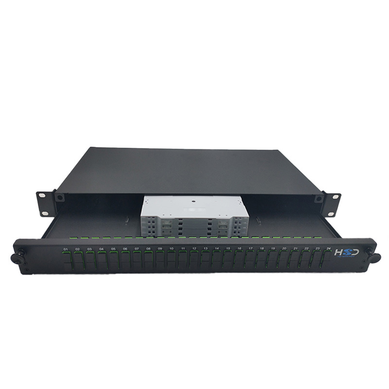 HSD v2 - Tiroir optique 24 SC Dx monomode équipé de 24T SCAPC Dx