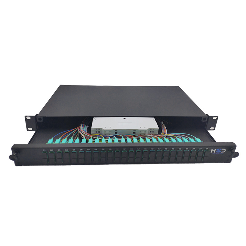 HSD v2 - Tiroir optique 24 SC Dx OM4 équipé de 24T SC Dx & 48P
