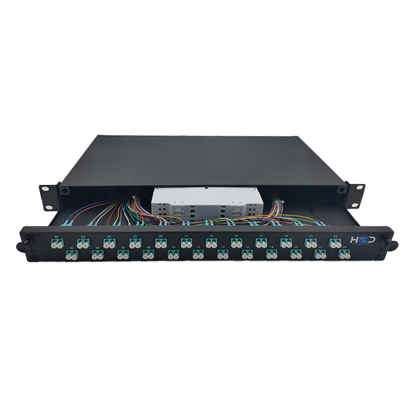 HSD v2 - Tiroir optique 24 LC Dx OM3 équipé de 24T LC Dx & 48P