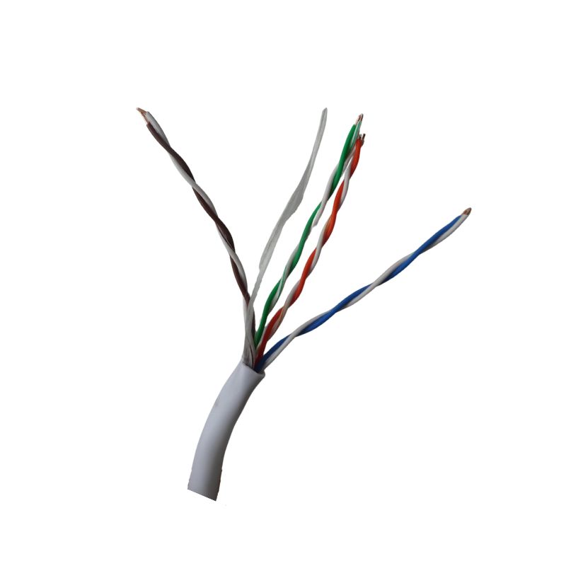 UPTEC - Câble monobrin - Cat5e U/UTP - 4 paires PVC blanc - 305m