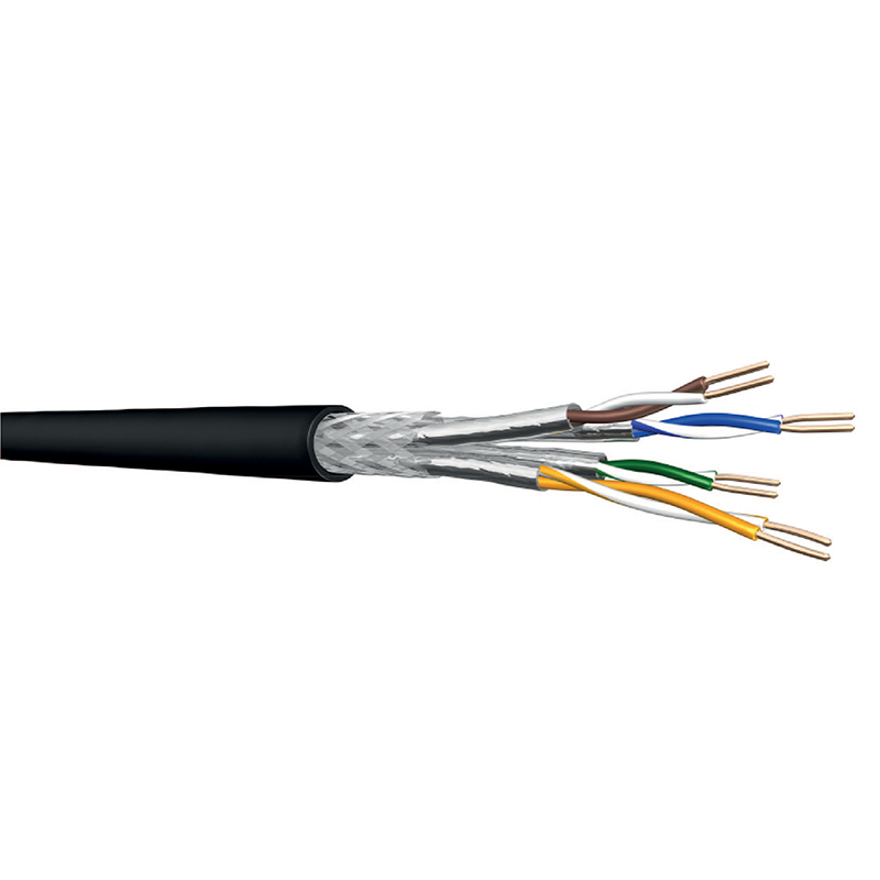 DRAKA - Câble monobrin - Cat7 S/FTP - 4 paires - MSB Int/Ext - 1000m
