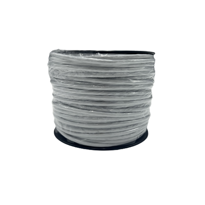 UPTEC - Câble monobrin - Cat6A S/FTP - 4 paires LSOH blanc CCA - 100m
