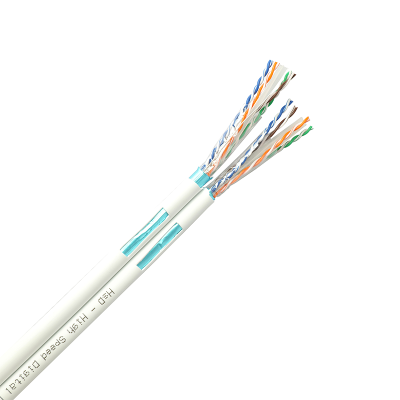 HsD - Câble monobrin - Cat6 F/UTP - 2x4 paires blanc LSZH Dca - 500m