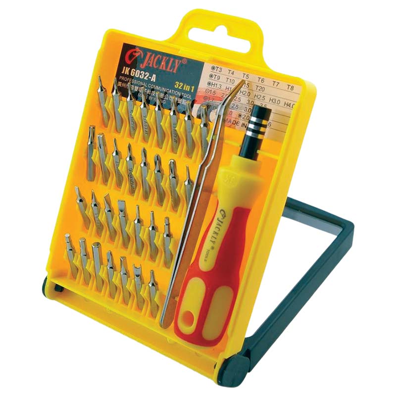 Coffret tournevis 6032A - 32 pièces (Cruci, plat, torx...)