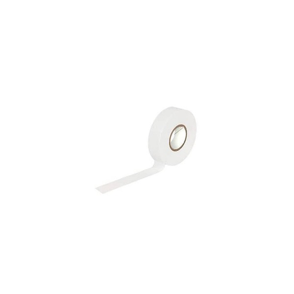 Lot de 10 rouleaux de ruban adhésif électrique PVC 15x10 - Blanc