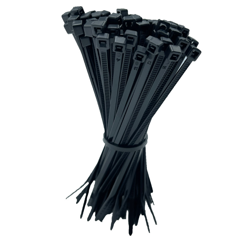 Colliers de serrage 2.5x200 Noir (diam max : 54mm) - Sachet de 100