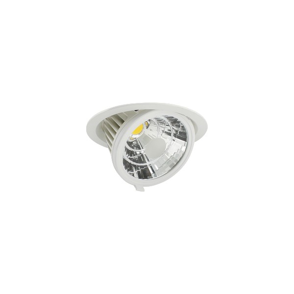 Downlight LED PROLAMP®"DOMINIQUE" COB 35W-4000°K-3500Lm-rond basc ori