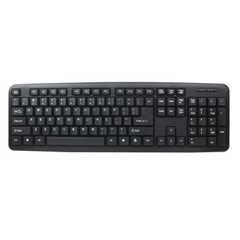 UPTEC - Clavier azerty - Noir - USB - EOL