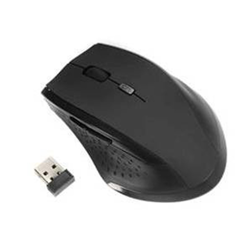 UPTEC - Souris sans fil noire ergonomique - 1600dpi - EOL