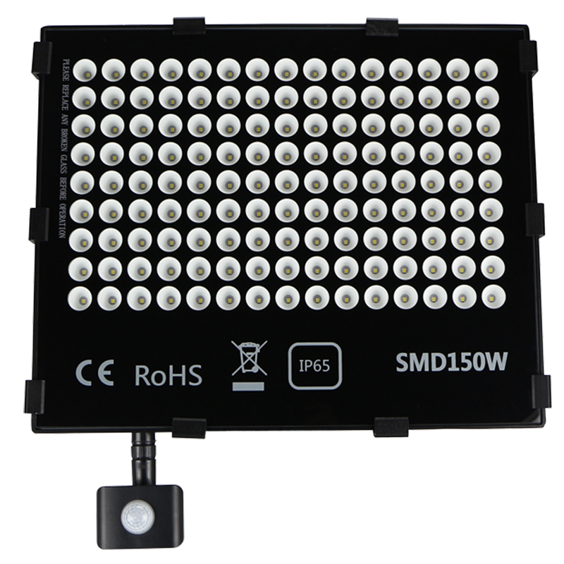 Projecteur LED PROLAMP® extra plat "HAWAI" 150W - 4000°K - Noir