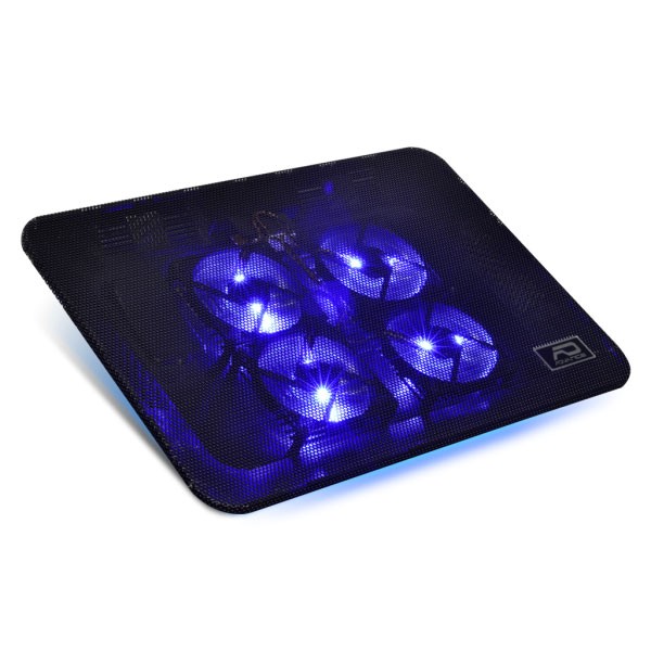 "AIRSTREAM 17" Ventil 4 x 80 mm à LED bleu,Grille métal mesh, 1500RPM