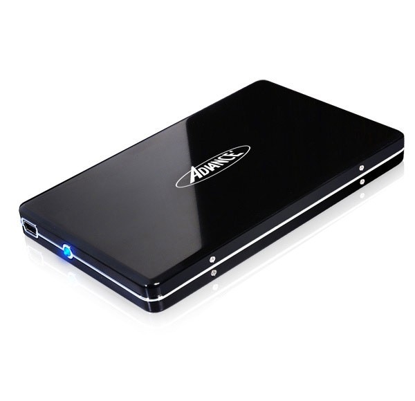DISQUE DUR MOBILE  Boitier ext. 2,5 SATA structure en alu, sans vis