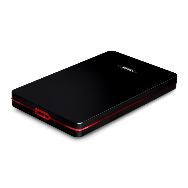Boitier ext DD 2,5" SATA USB 3.0 aluminium, mini cable USB3.0