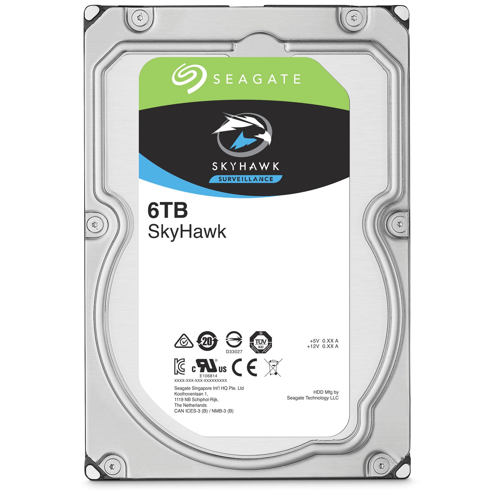 Disque dur 3.5" SATA 6To - Seagate - vidéosurveillance